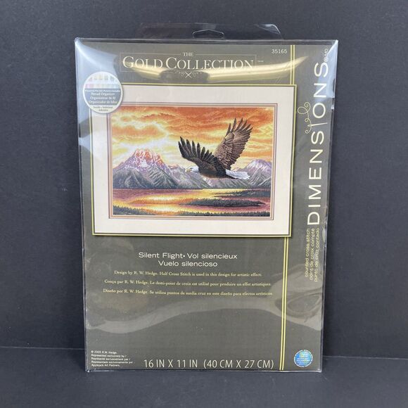 Dimensions Gold Collection Cross Stitch Silent Flight 35165 Design by R.W. Hedge - Picture 1 of 5